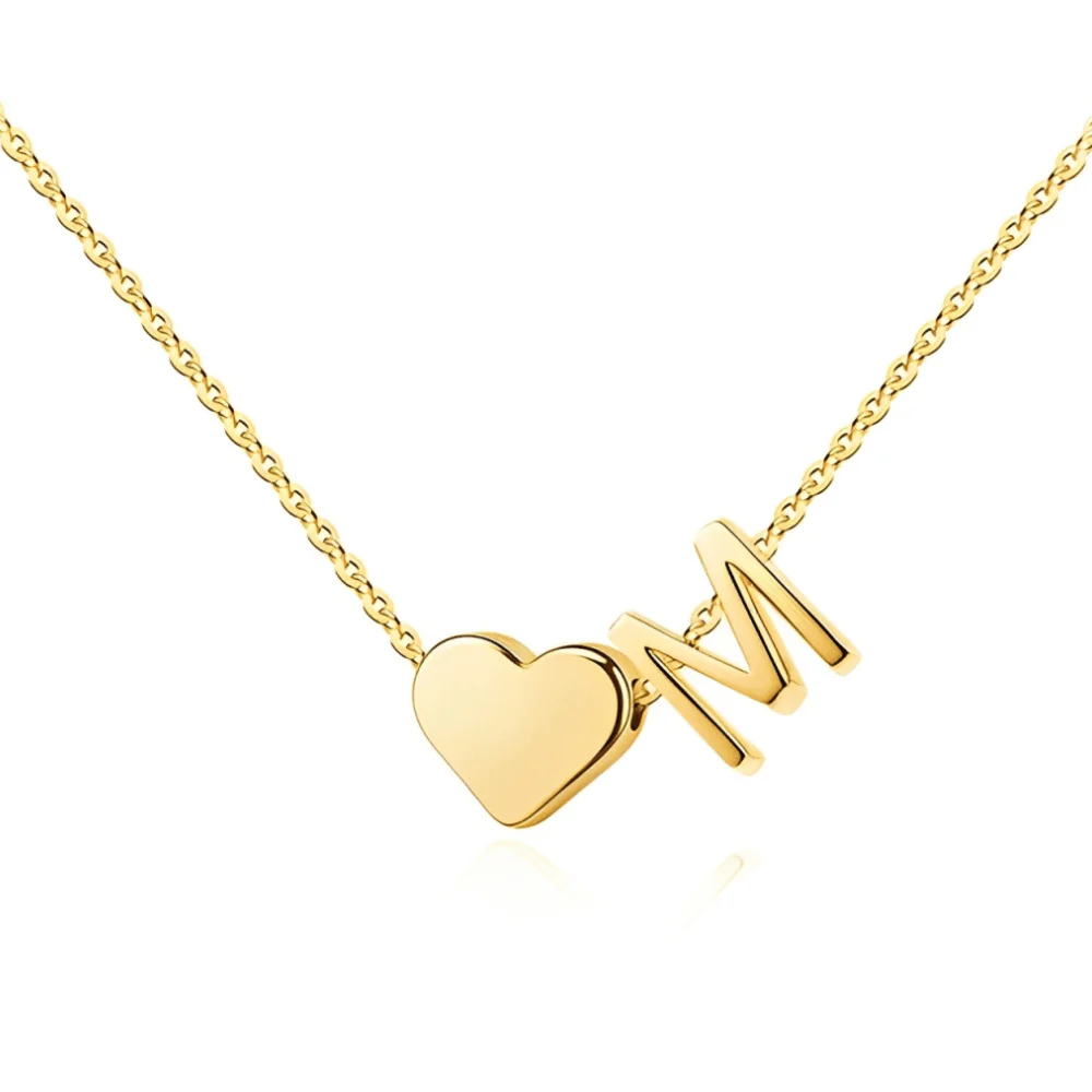 Collier Initial Cœur
