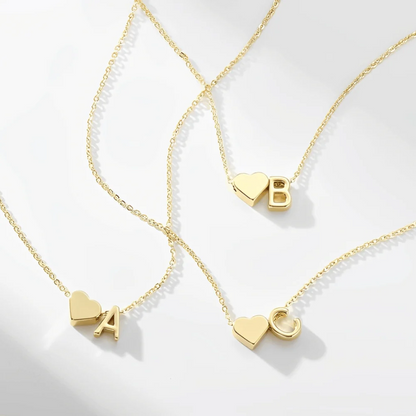 Collier Initial Cœur