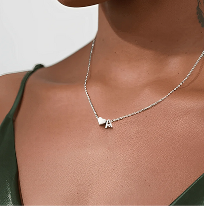 Collier Initial Cœur