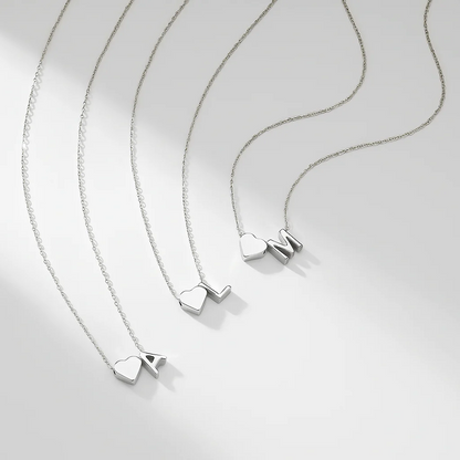Collier Initial Cœur