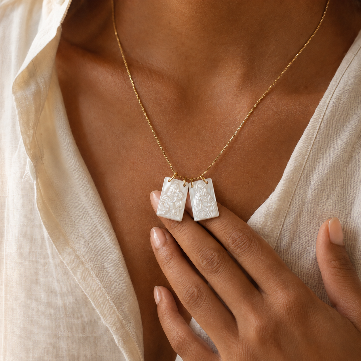 Scapulaire de Nacre